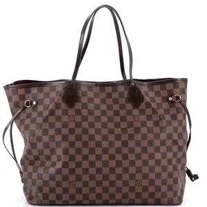 Pre-owned Louis Vuitton Canvas Coated Tote Bags REBAG Neverfull Tote Damier GM by Rebag