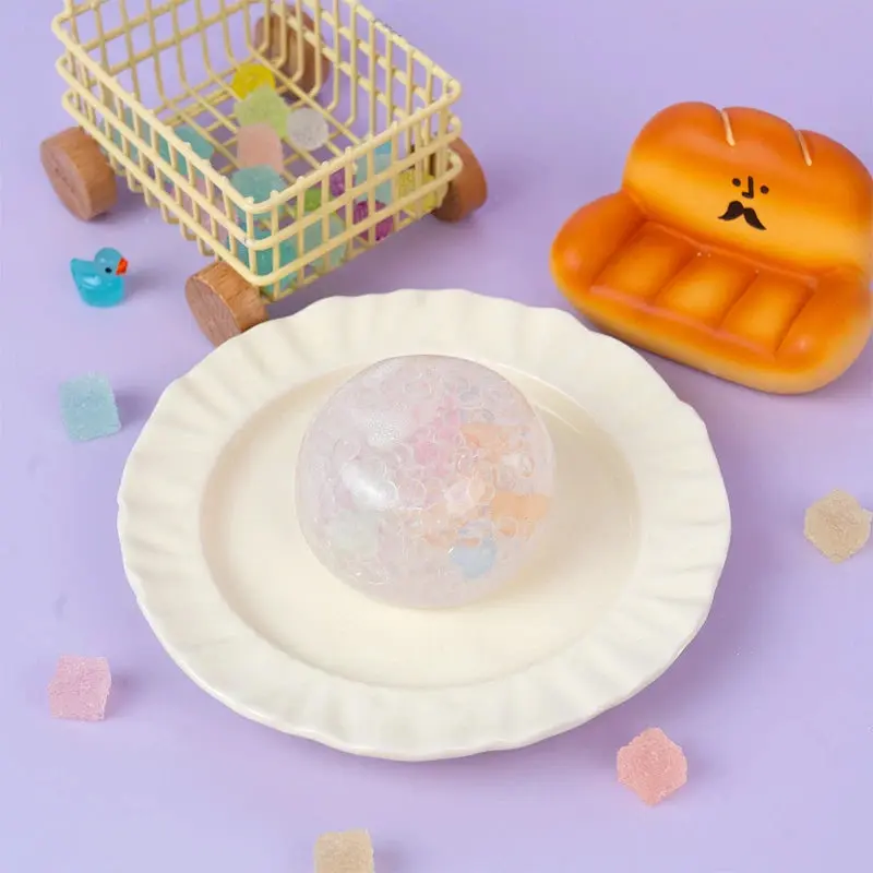 Pawtoto Cloudy Rainbow Wing Ball Squishy Toy Handmade  Creamy Clay Feel Soft Quick Rebound