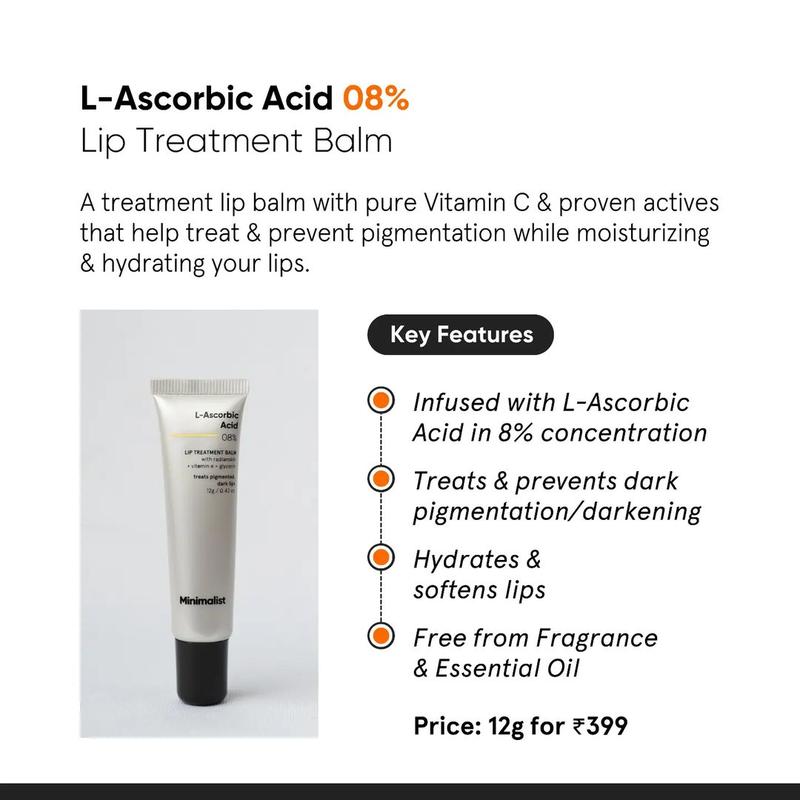 L-Ascorbic Acid 8% Lip Treatment Balm