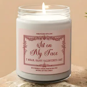 MAKEAGIFT Funny Sarcastic Candle, Unique Valentine’s Day Gift, Eco-Friendly Candles, Romantic Scent Gift, Humorous Presents Candle