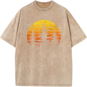 Retro Vintage Forest Graphic T-Shirt – Classic Outdoor Nature Tee for Men and Women