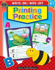 USED-Write-On/Wipe-Off: Printing Practice by Teacher Created Resources Staff (Paperback)