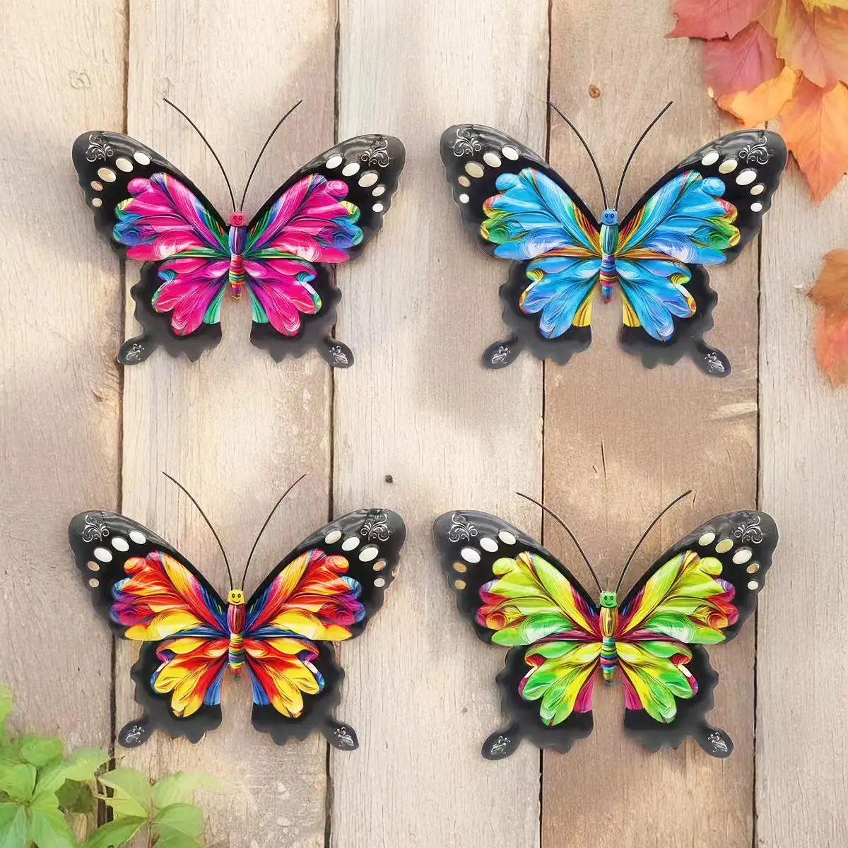Vintage Butterfly Wall Art, Butterfly Wall Decor, Indoor & Outdoor Decor for Living Room, Bedroom, Patio