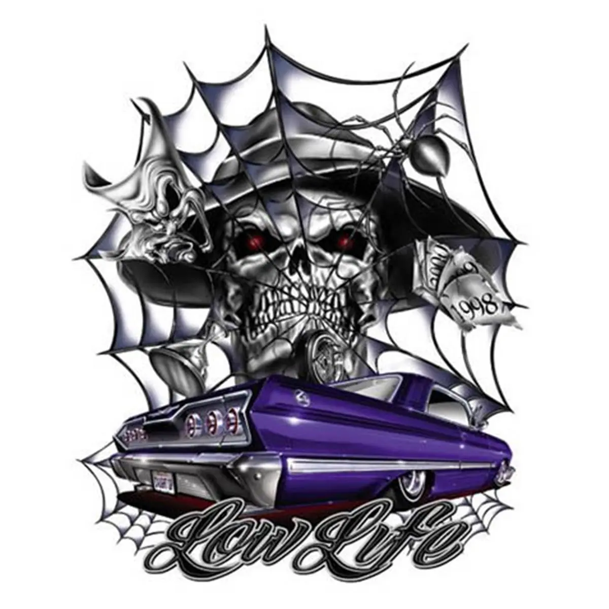 212 MAIN Low Life Lowrider Poster Print - 1087-08x10-LO, 8x10 in, Artistic Printed Wall Decoration for Room
