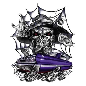 Hot Stuff 1087-08x10-LO 8 x 10 in. Low Life Lowrider Poster Print