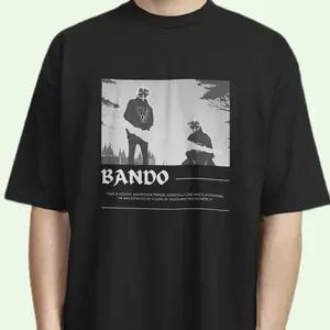 AUGiES AR BANDO Augmented Reality Streetwear y2k  T-shirt Cotton Casual Black