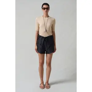 Techno Taffeta Shorts Black