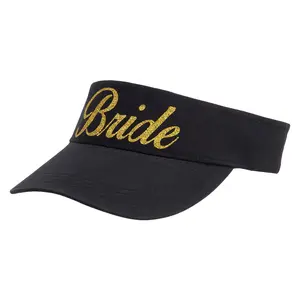 Bride Gold Heat Transfer Brushed Cotton Sunvisor