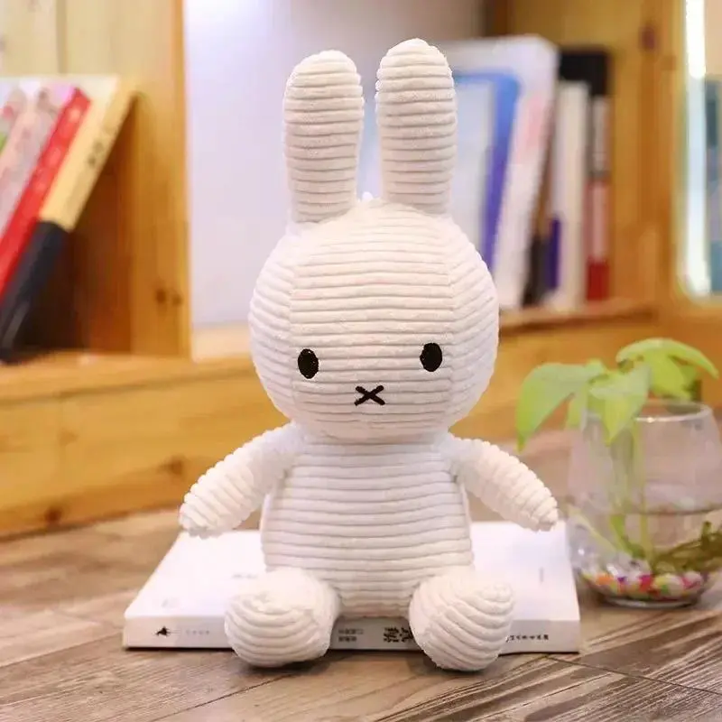 Miffys Kawaii Stuffed Animal Soft Stuffed Rabbit, Cotton Baby Sleeping Companion Doll, Children's Easter Gift & Decorative Toy