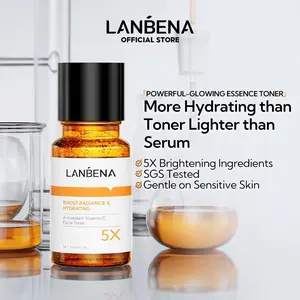 LANBENA 5X Ingredients Powerful-Glowing Essence Toner 150ml Skincare Pack