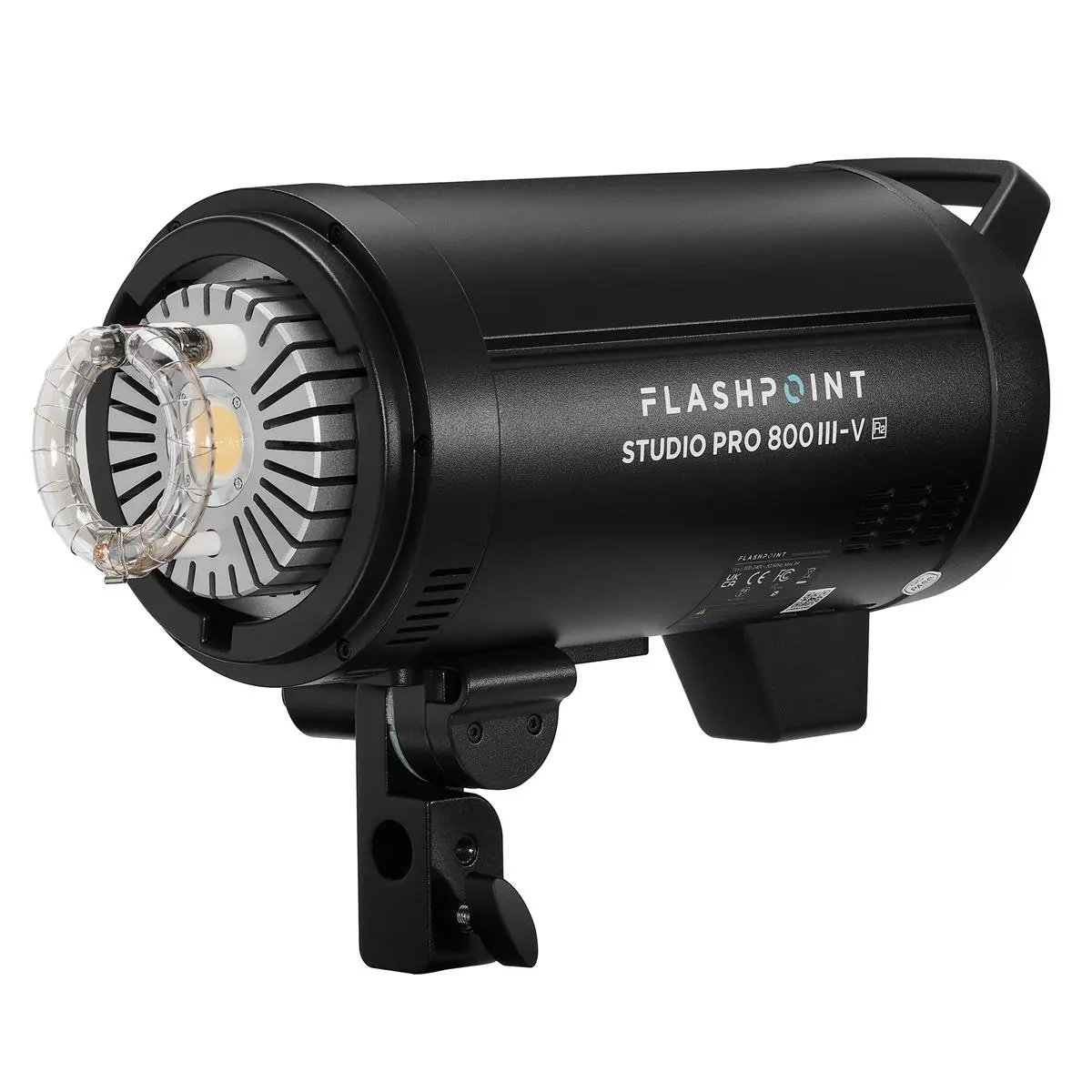 Flashpoint Studio Pro 800 III-V 800Ws R2 Model Monolight Strobe Light with 30W LED Modeling Lamp, Bowens Mount, 2.4GHz RF Wireless, 1.0s Max Recycle Time for Photographers
