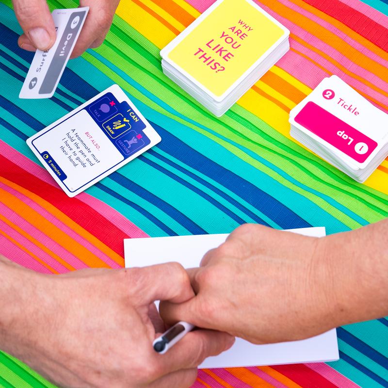 Why Are You Like This? by Exploding Kittens - A card guessing game where you talk, draw, or gesture - 2+ Players