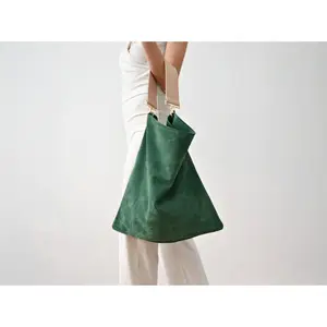 Akathi  Handstitched Soft Leather Bag Evergreen