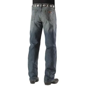 Wrangler Men's 20X 01Mwx Dark Wash Competition Relaxed Bootcut Jeans - 01Mwxrw