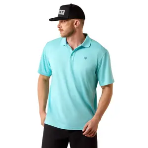 Ariat Men's Tek Angel Blue Polo 10073481