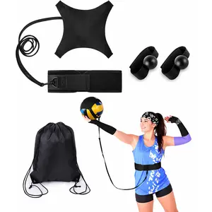Volleyball Rebound Trainer Belt Solo Practice Training Equipment Adjustable Cord Set for Serving Spiking Setting Indoor Outdoor No More Chasing Ball
