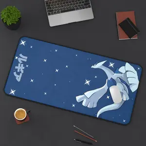 Lugia Umbreon Gaming Desk Mat - Christmas Birthday Gift Idea - Anime Mousepad - Official Size Desk Mat