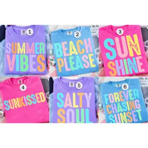 Comfort Colors Summer Vibes Shirt, Beach Please Shirt, Salty Soul Tee, Sunkissed Shirt, Summer Vacation Graphic Tee, Trendy Summer Shirt, Beach Outfit