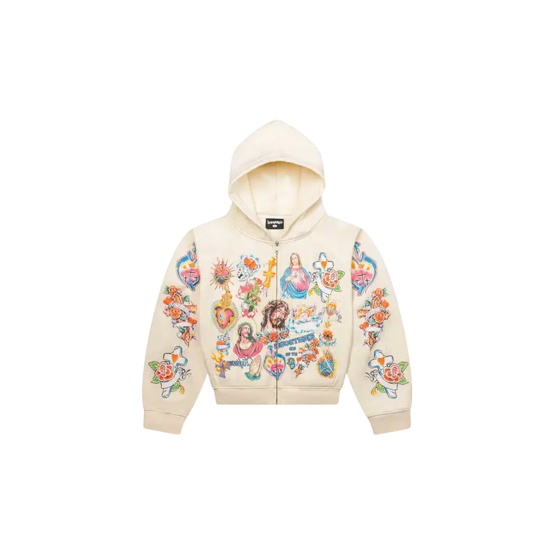 we are righteous hoodie ジップパーカー　xs righteous zip up hoodie - TikTok Shop