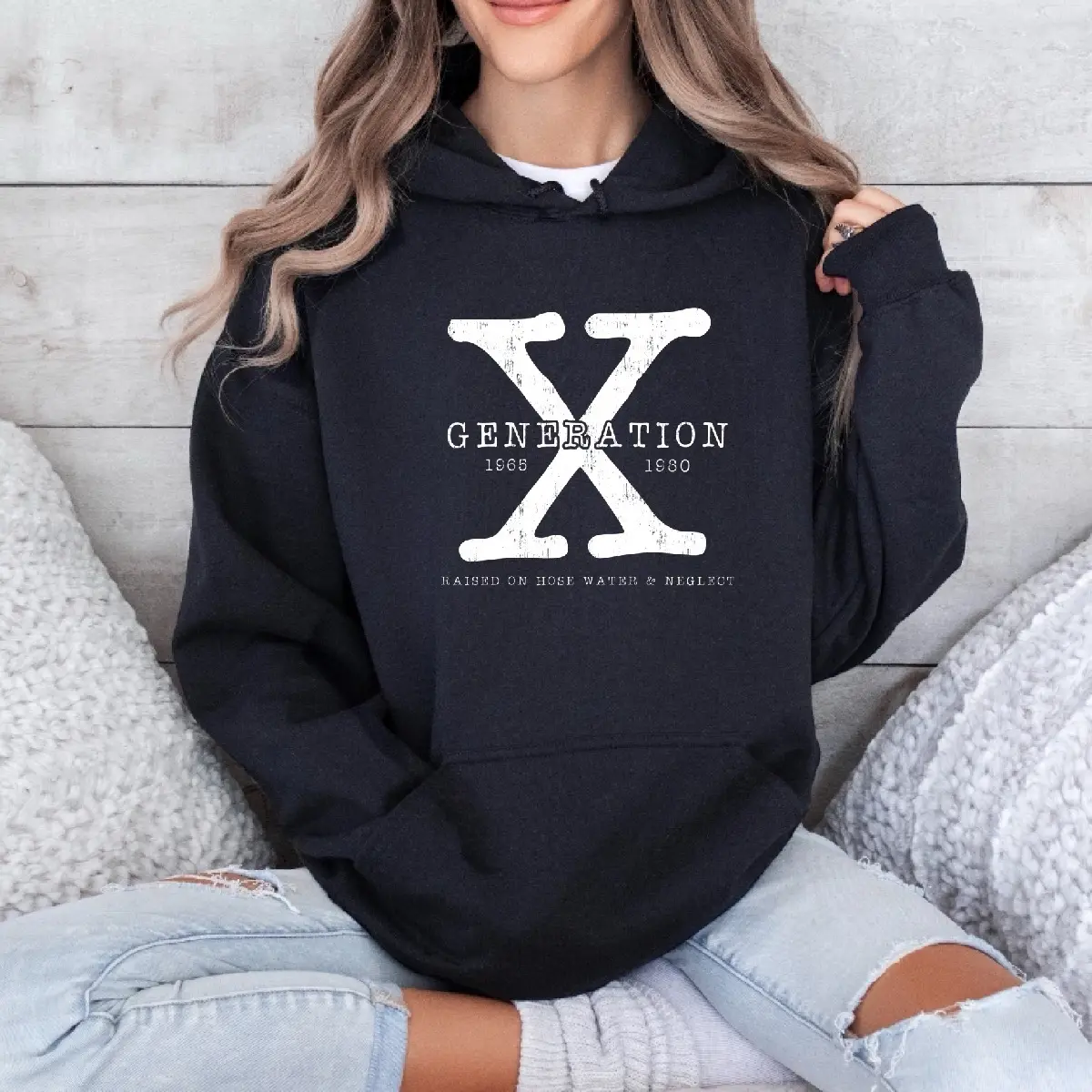 Gen-X hoodie cozy & comfortable soft material long sleeve heavyweight cotton