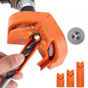 Portable Drill Bit Sharpener, New Drill Bit Sharpening Tool, Abrasive Wheel Drill Bit Holder, Essential for Precision Drilling