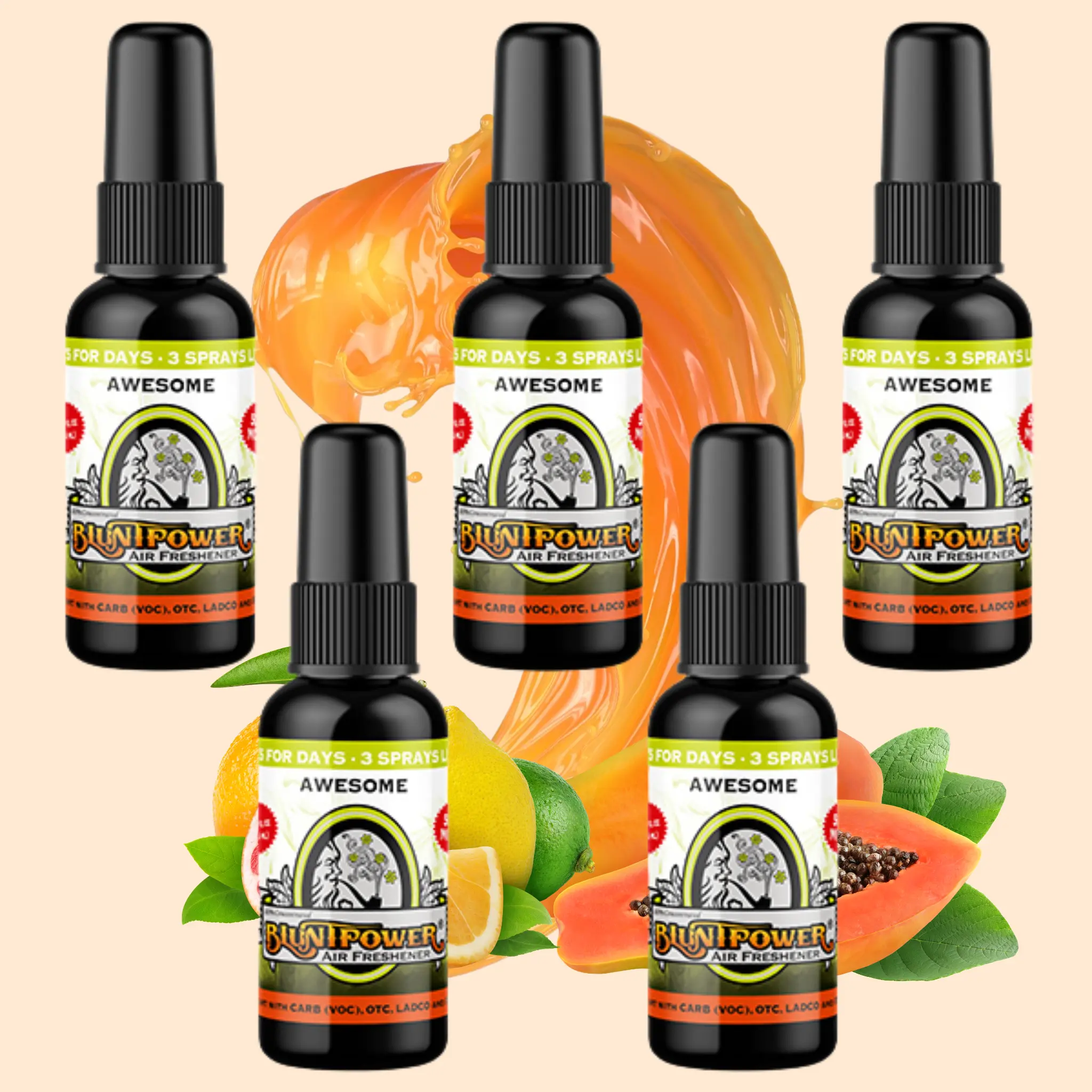 Awesome Spray Air Freshener Bundle (5 Pack)