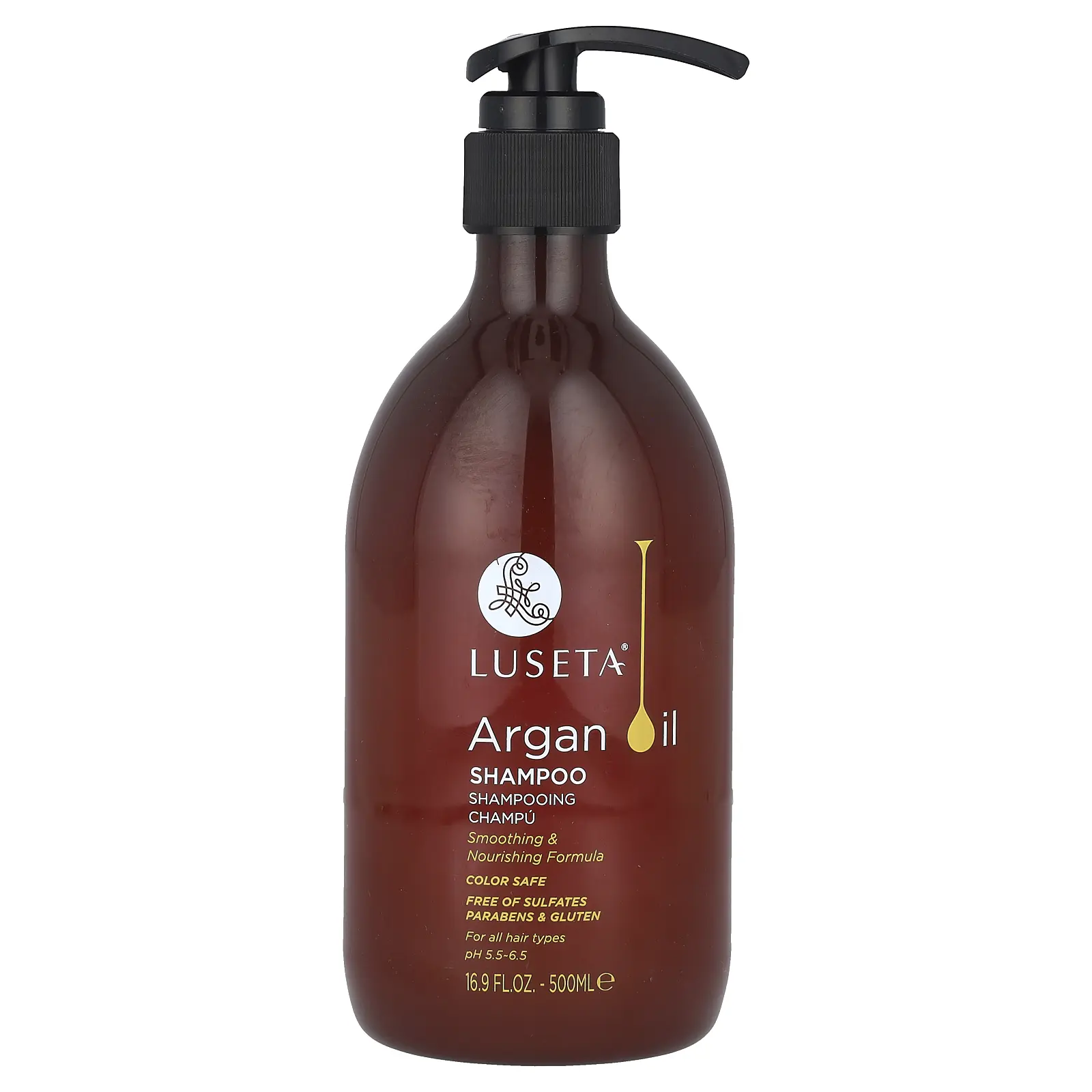 Luseta Beauty Argan Oil Shampoo, 16.9 fl oz (500 ml) Luseta Beauty Argan Oil Shampoo, 16.9 fl oz (500 ml)