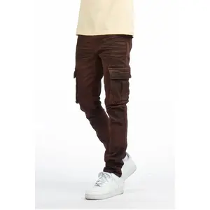 Cruz Dark Brown Slim Fit Jean