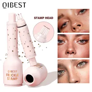 4-In-1 Natural Freckle Stamp Pen - Fast-Dry, Waterproof, Light Coverage, Temporary Fake Freckles For Makeup, Beauty Enhancer|Natural Freckles|Light Coverage