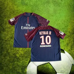 17-18 football uniform Neymar classic home jersey