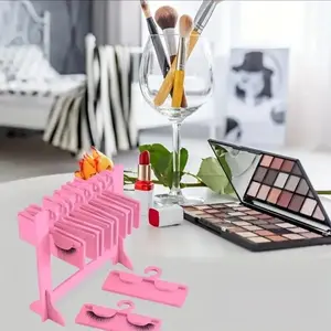 Pink lashes hangers