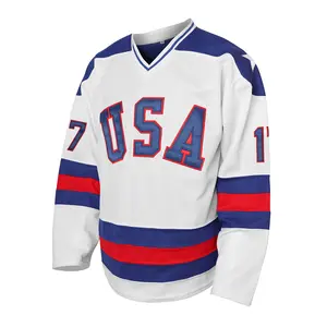 White Blue Red Ice Hockey Jersey Back O'CALLAHAN Number 17 Unisex Fan Game Training Wear
