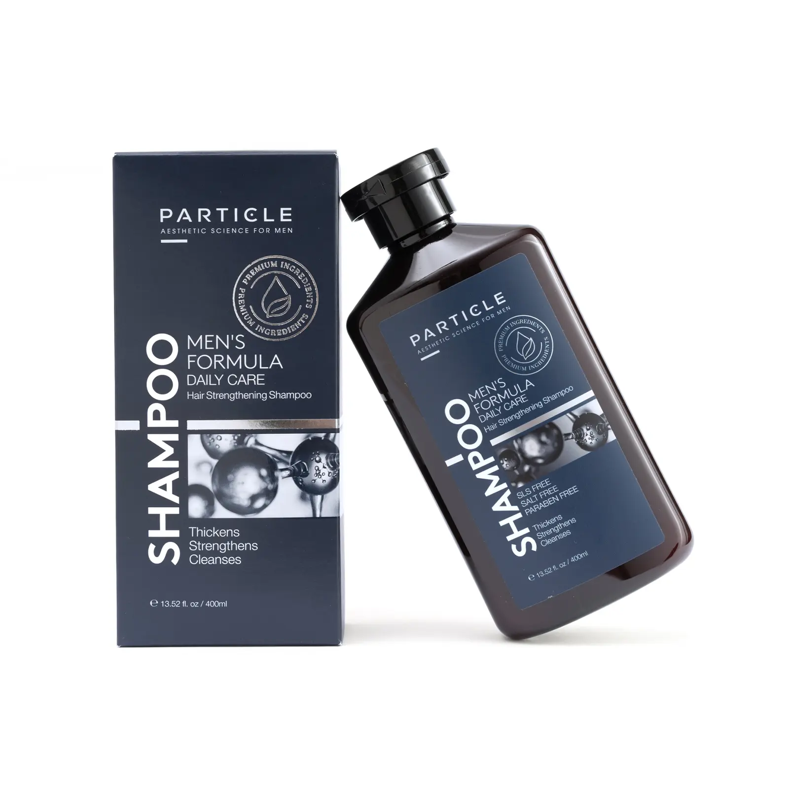 Particle Hair Thickening Shampoo for Men's Daily Haircare With Biotin Particle Hair Thickening Shampoo for Men's Daily Haircare With Biotin