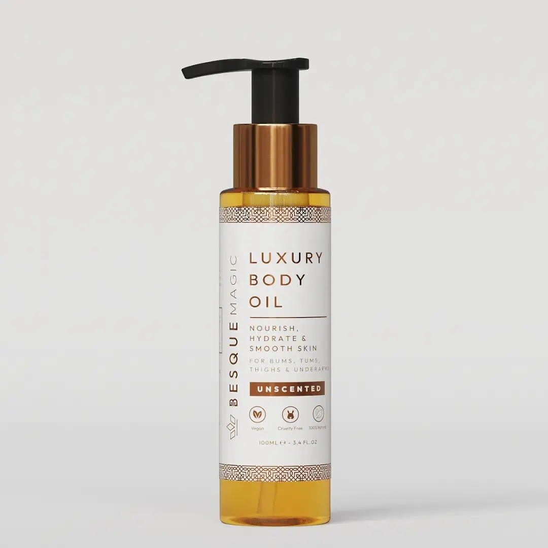 Besque® Unscented Magic Body Oil - Essential Bath & Body Care for Soft, Radiant Skin