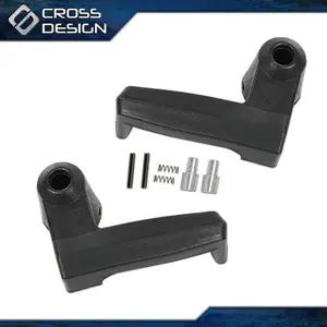CROSSDESIGN Vent Window Handles Locks Fits 1980-1998 Ford Bronc F-150 F-250 2PCS LH&RH