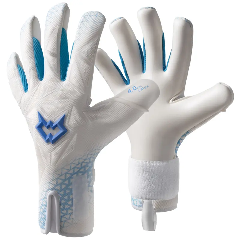 WVVOU Soccer Goalie Gloves for Adults and Youth, Professional Goalkeeper Gloves, Breathable Soccer Gloves, High Performance Guantes De Portero with 4+3mm Sticky Super Grip Latex Palm，Breathable,Professional,Soccer,Goalie,Gloves Football Equipment
