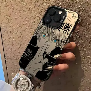 Anime Jujutsus Kaisens Gojo Phone Case Suitable for iPhone 17 16e 16 15 14 13 12 11 Mini Pro Max Air X XR XSMAX 8 7 Plus Anti Fall Protective Matte Back Cover Accessories