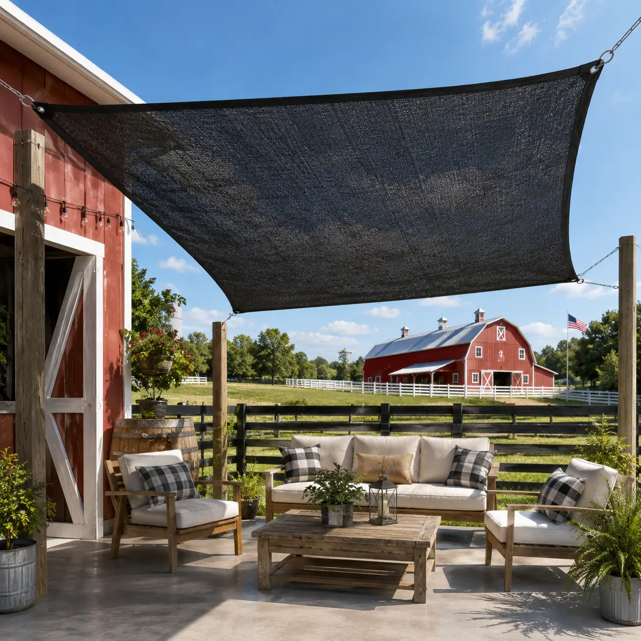 Black Breathable UV-Resistant Outdoor Sunshade Net, 10ft×13ft, Thick Seam Edge with Ring Buckle, Highly Durable, Suitable for Gardens, Greenhouses, Patios reinforce dustproof protection rivet lightweight canopy