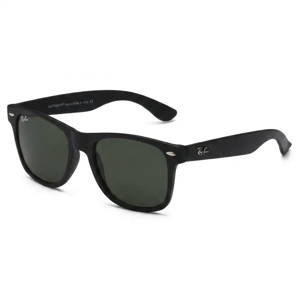 RAY-BAN Wayfarer Sunglasses – UV400 Black Frame Eyewear for Men RAY-BAN Wayfarer Sunglasses – UV400 Black Frame Eyewear for Men