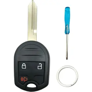 Key Fob Cover Case Shell fits for Lincoln Mercury CWTWB1U793 Keyless Entry Remote Control Car Key Fob (3 Buttons, 1)