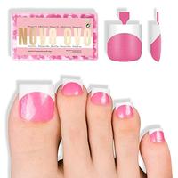 ROSE PINK White French Tips