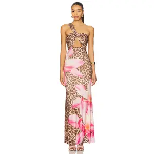 Runaway The Label Kyree Maxi Dress in Leopard Floral