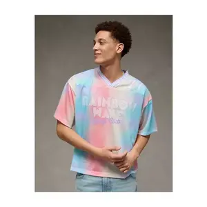 AE Pride Boxy Graphic Mesh T-Shirt