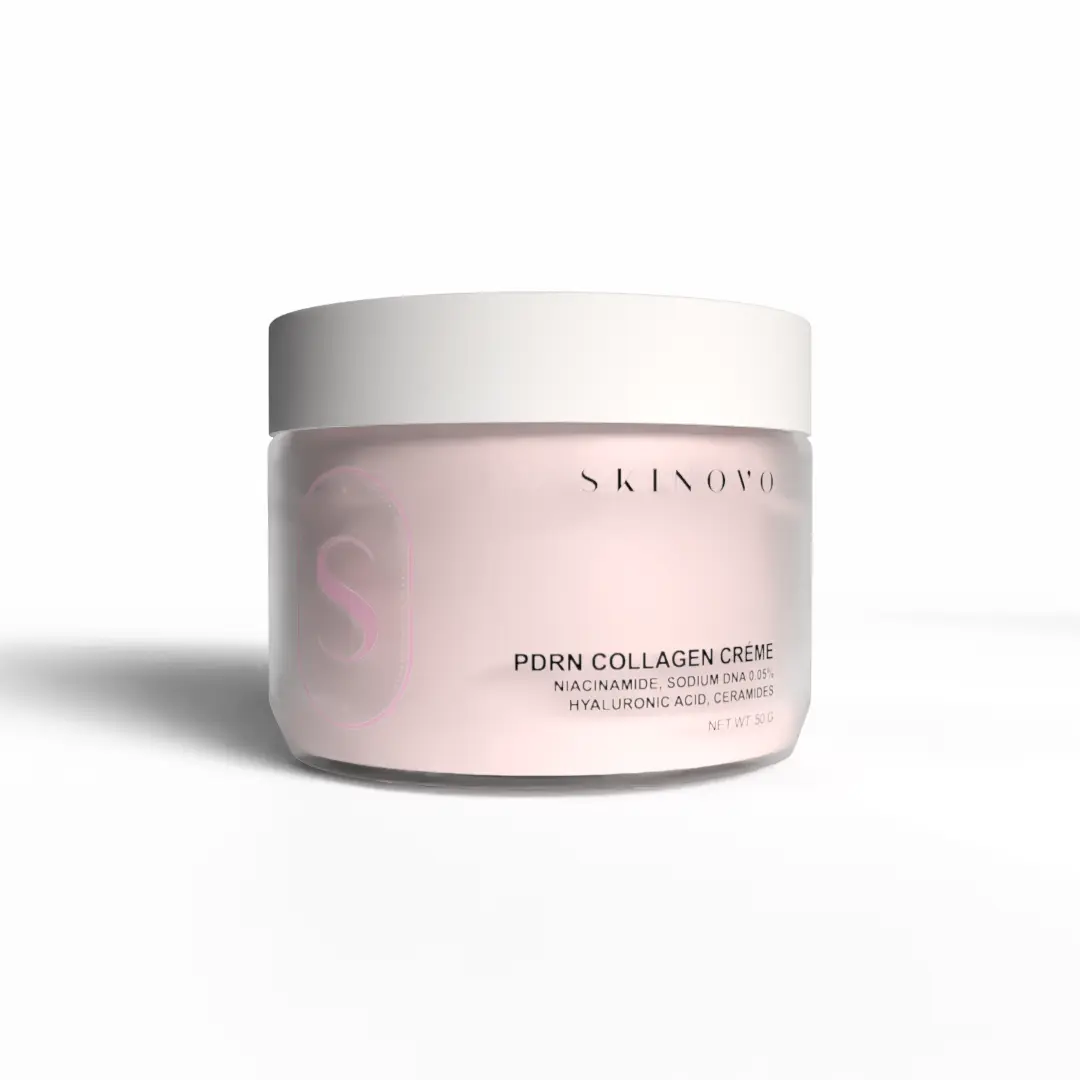 PDRN Salmon DNA Collagen Créme Deep Hydration Moisturizer with Hyaluronic Acid, Ceramides, Niacinamide & Peptidesfor Firm Glowing Sk
