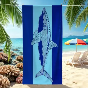 Exotic Tribal‑Style Marine Life Beach Towels, Ethnic‑Style Marine Animal Print Beach Towels, and a Variety of Bohemian‑Patterned Oversized Pool Towels—All Made From Quick‑Drying Microfiber Fabric—to Help You Create a Unique Summer Travel Look