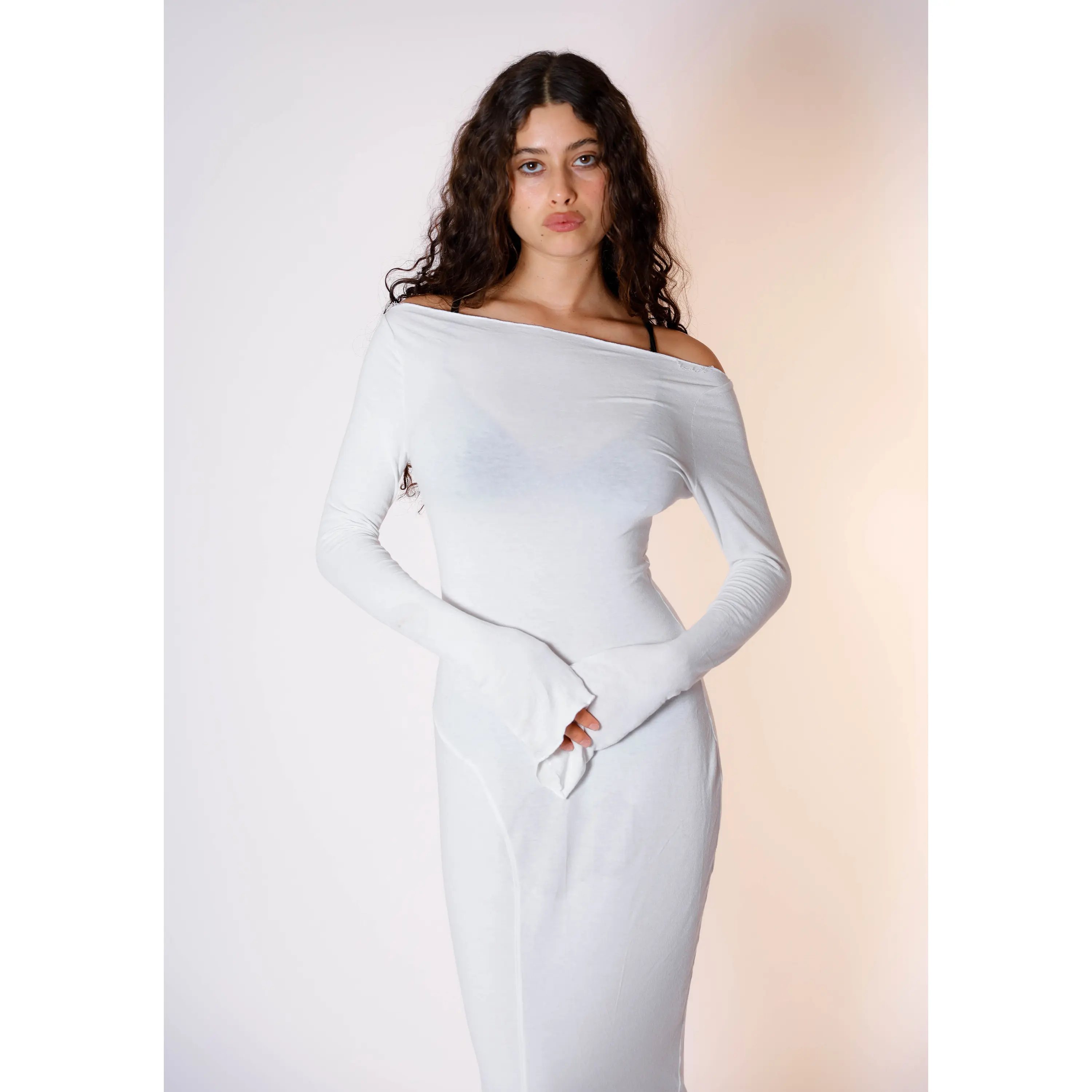 Demeter Long Sleeve Dress in Orchid