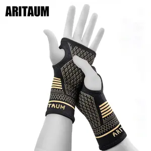 Sports Hand Protection, 1 Pair Non-slip Hand Protector for Men & Women, Hand Protective Gear for Volleyball Basketball Tennis Typing Labour