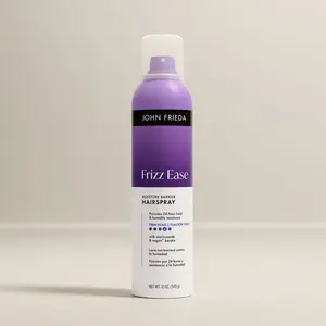 John Frieda Frizz Ease Moisture Barrier Firm Hold Hairspray, Extra Strength Hairspray with Frizz Control, 12 Oz