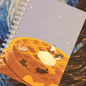 Waffle Cats Reusable Sticker Book