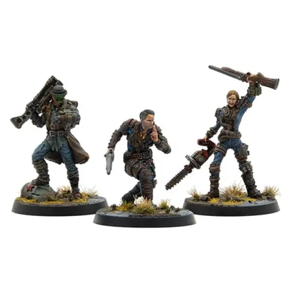 Modiphius Entertainment MUH01620115 Fallout Unaligned Legends of Vault 76 Collectible Plastic Miniatures Set, Small Animal Toy Set